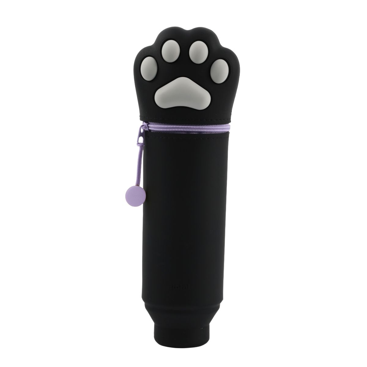 Trousse en silicone Patte de chat Noir