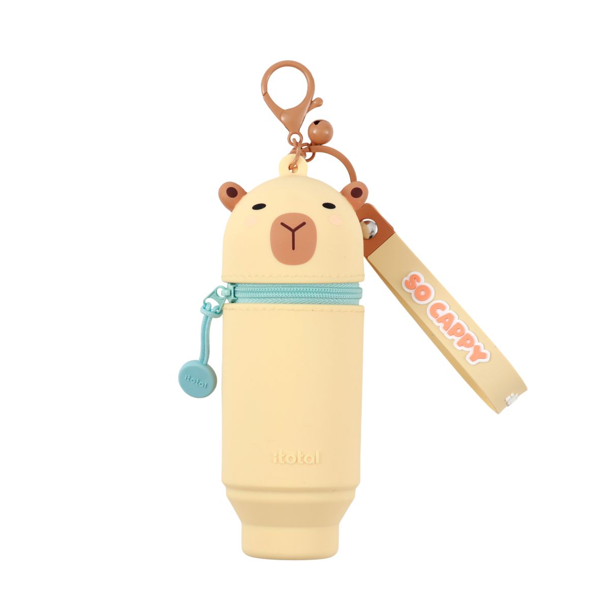 Porte-clés avec trousse en silicone Capybara 