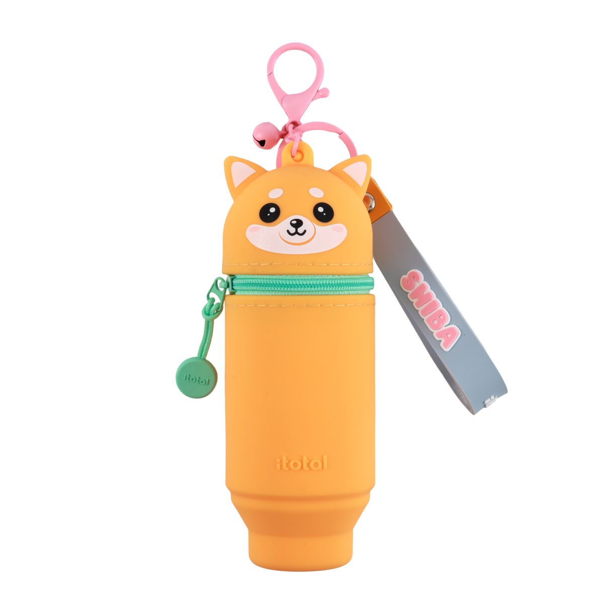 Porte-clés avec trousse en silicone Shiba 