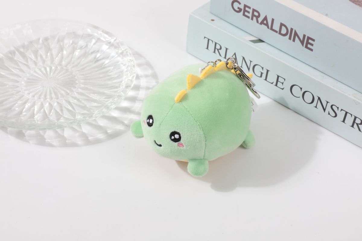 Porte-clés en peluche Dino 
