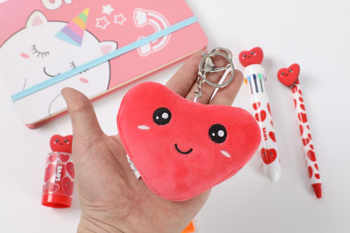 Porte-clés en peluche Follow Your Heart 