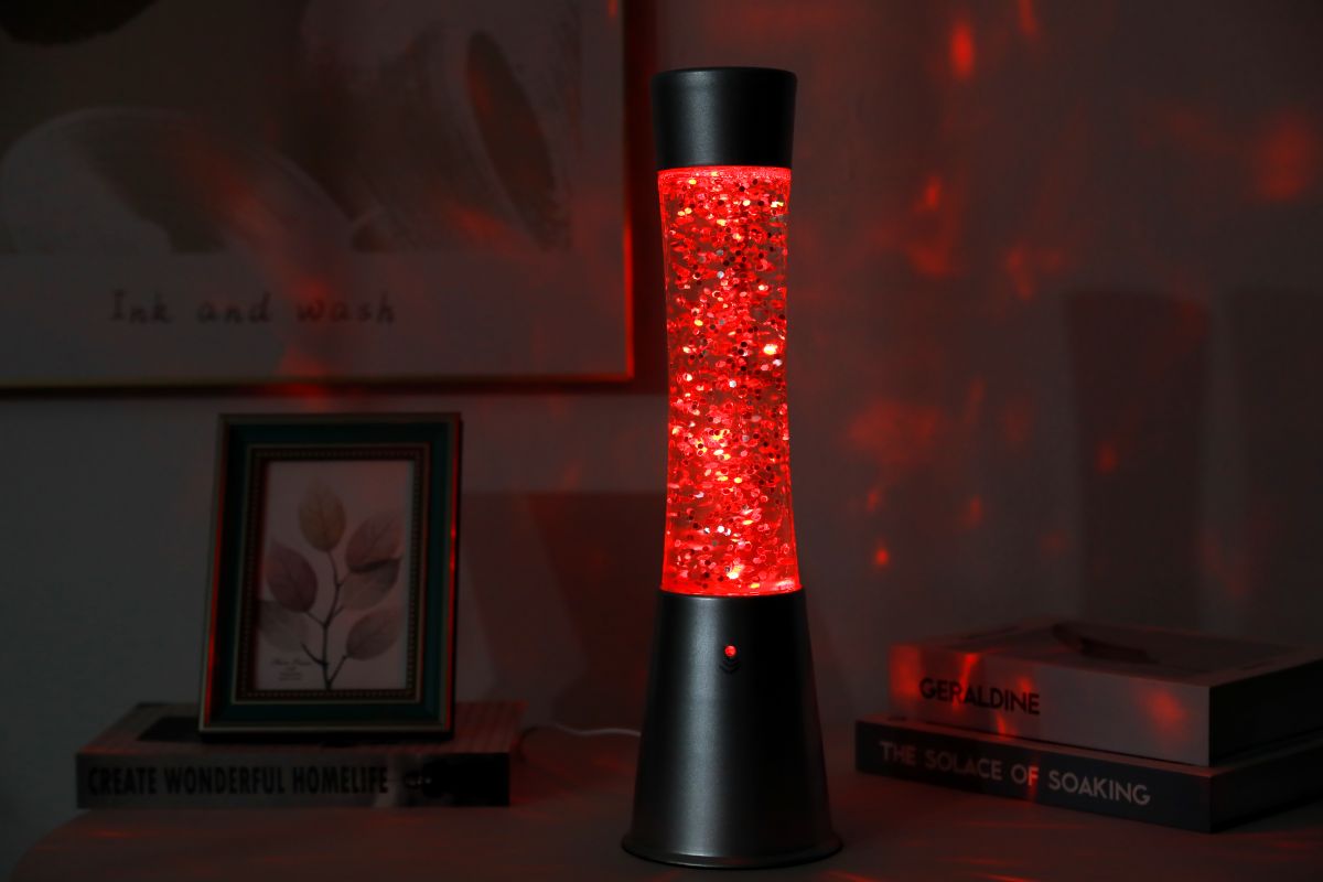 Lampe paillettes avec télécommande à couleurs changeantes 