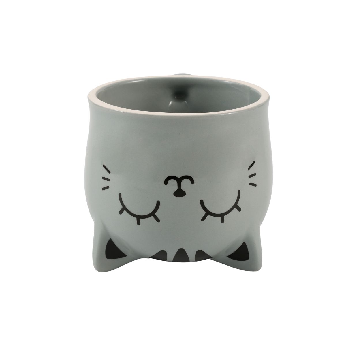 Tasse Flip 450ml Chat Chat Gris