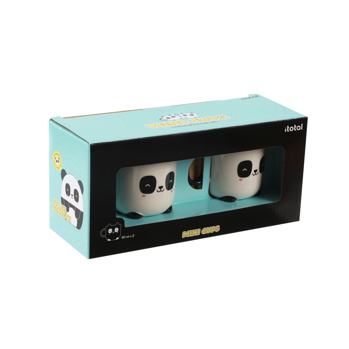 Tasse espresso en duo 90 ml Panda