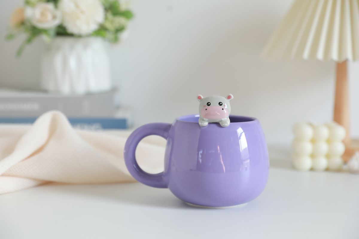 Tasse en céramique Charm 450 ml Hippo
