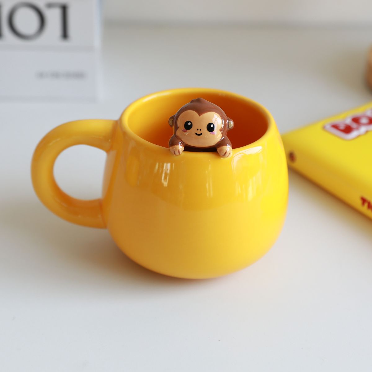 Tasse en céramique Charm 450 ml Singe
