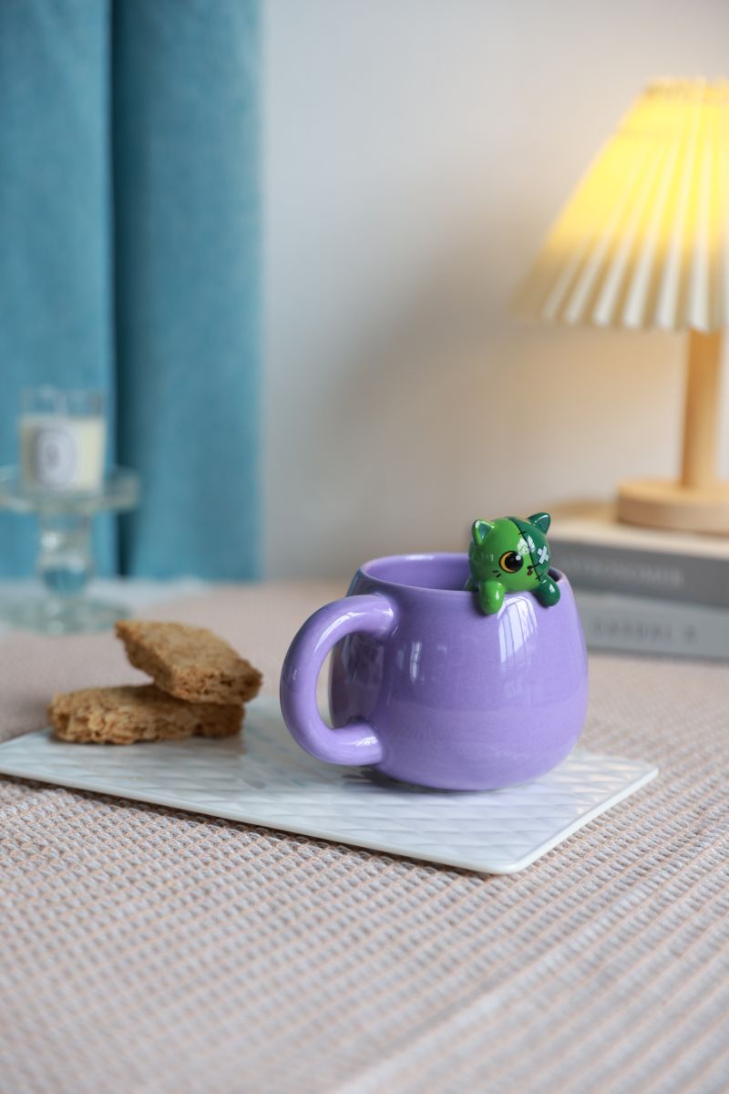 Tasse en céramique Charm Creepy Vibes Zombie 