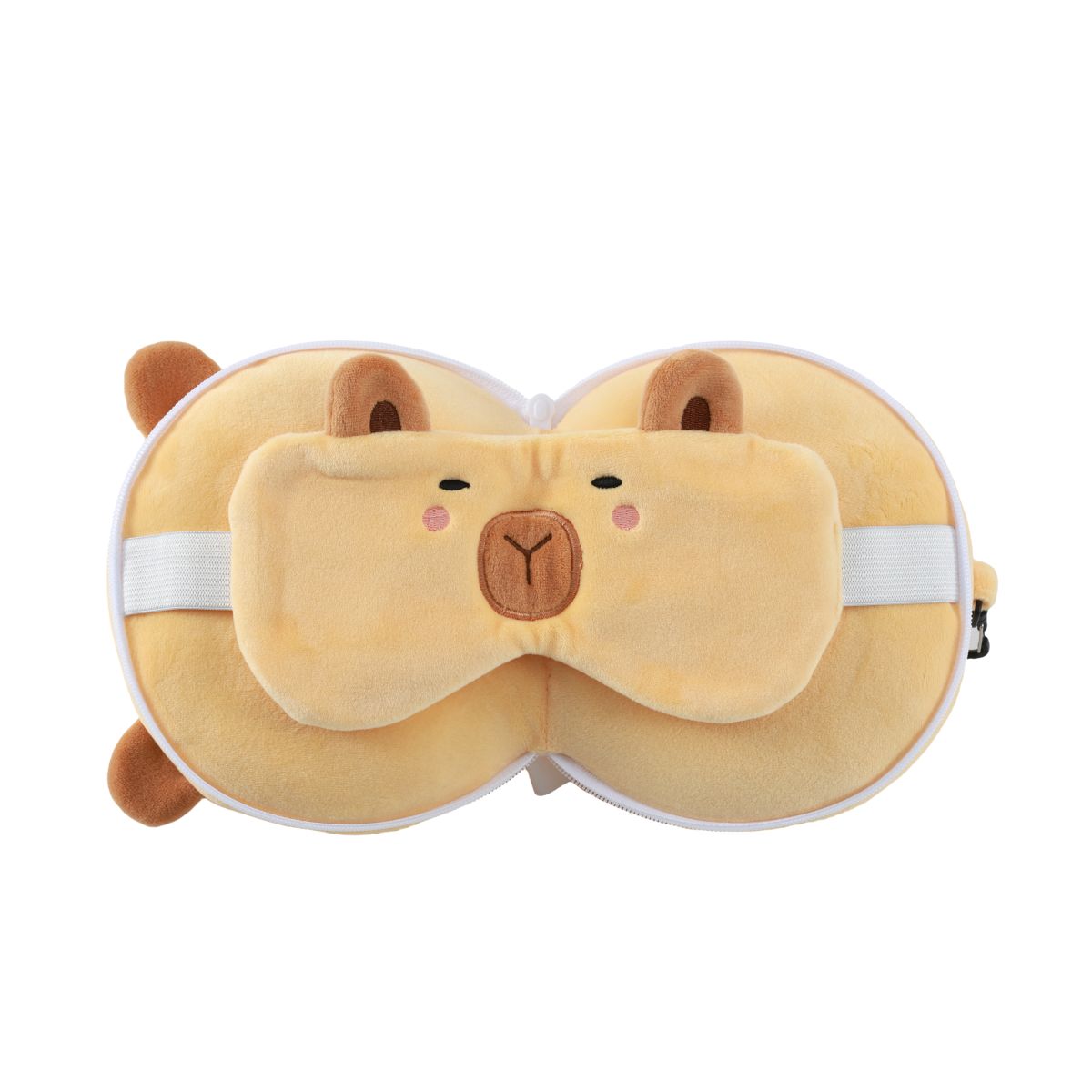 Oreiller de voyage &amp; masque de nuit Capybara 