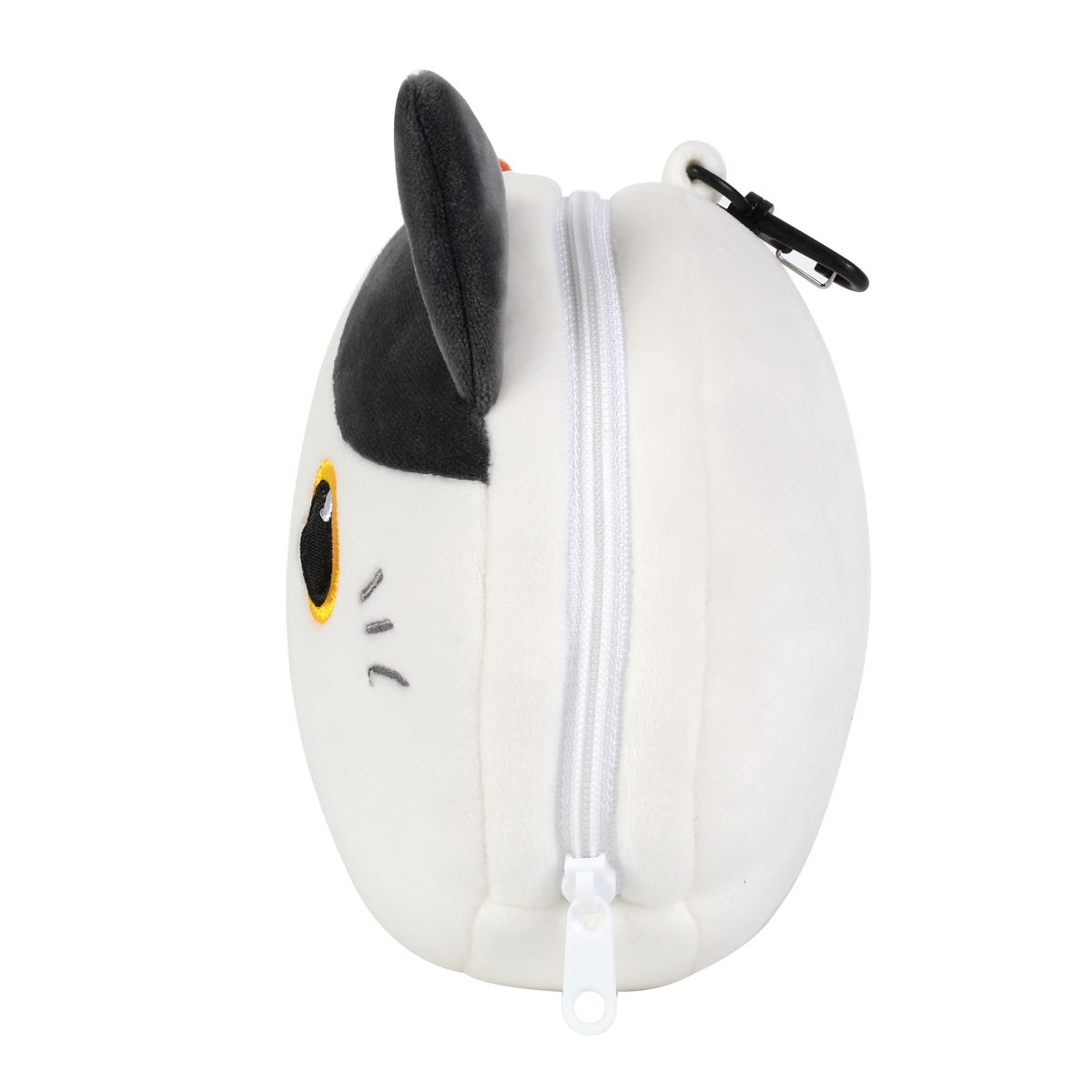 Oreiller de voyage &amp; Masque de nuit Chat Blanc & orange