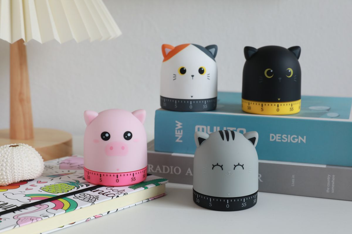 Minuteur Chats Chat noir