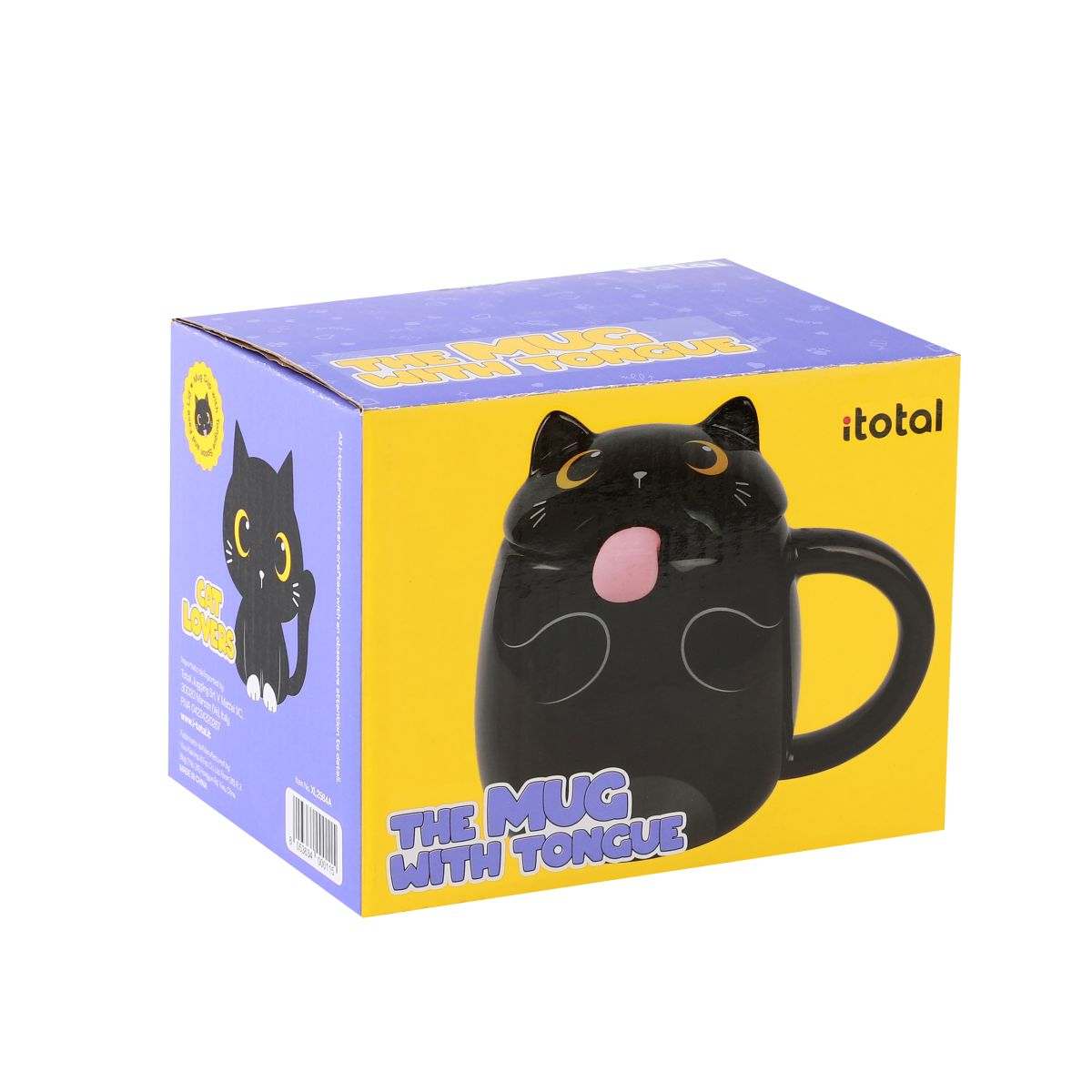 Tasse en céramique Slurpy 400 ml Chat Noir