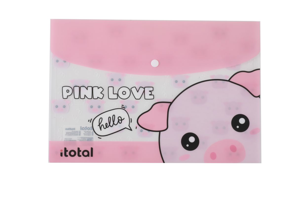 Dossier de documents A4 Animals Piggy