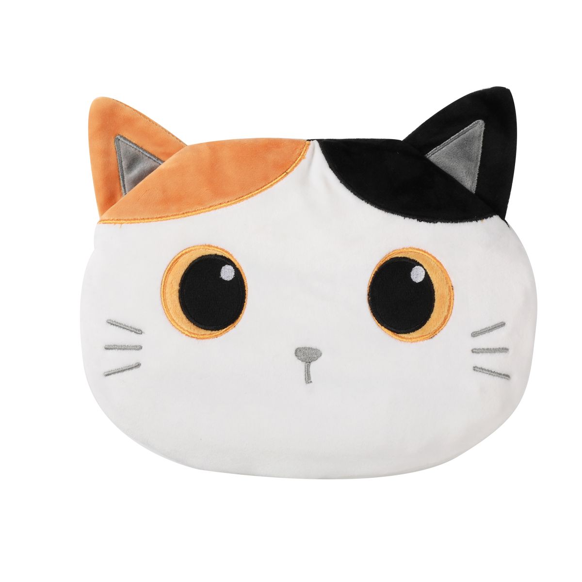 Coussin chauffant Chat Blanc & orange