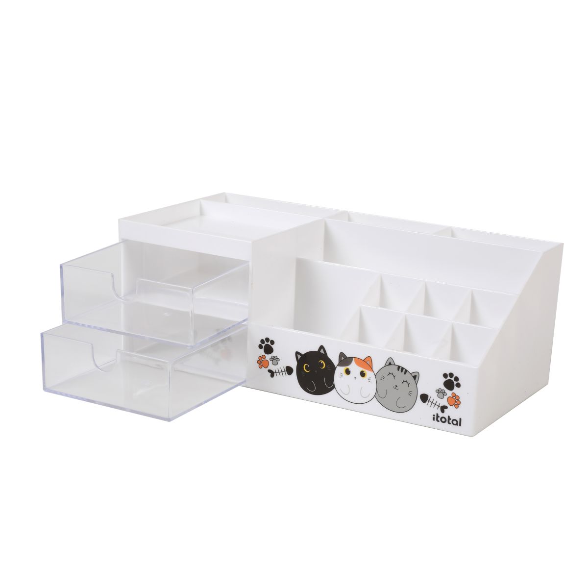 Organisateur de bureau horizontal Chat 