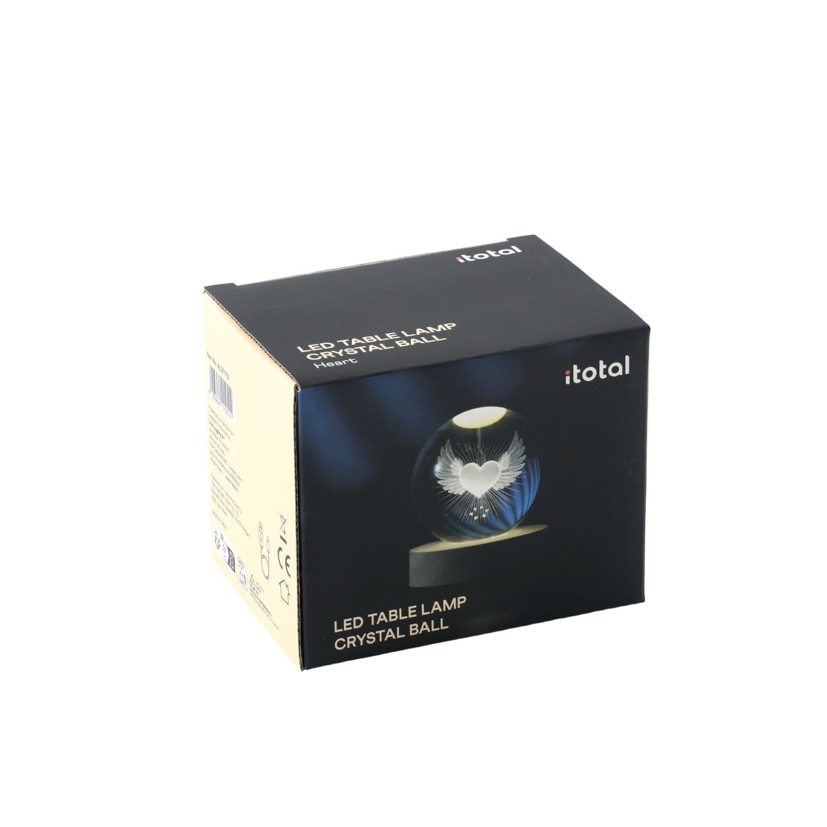 LAMPE LED Led Crystal Ball Cœur medium 