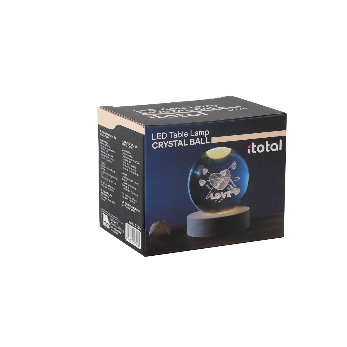LAMPE LED Crystal Ball Love Medium 