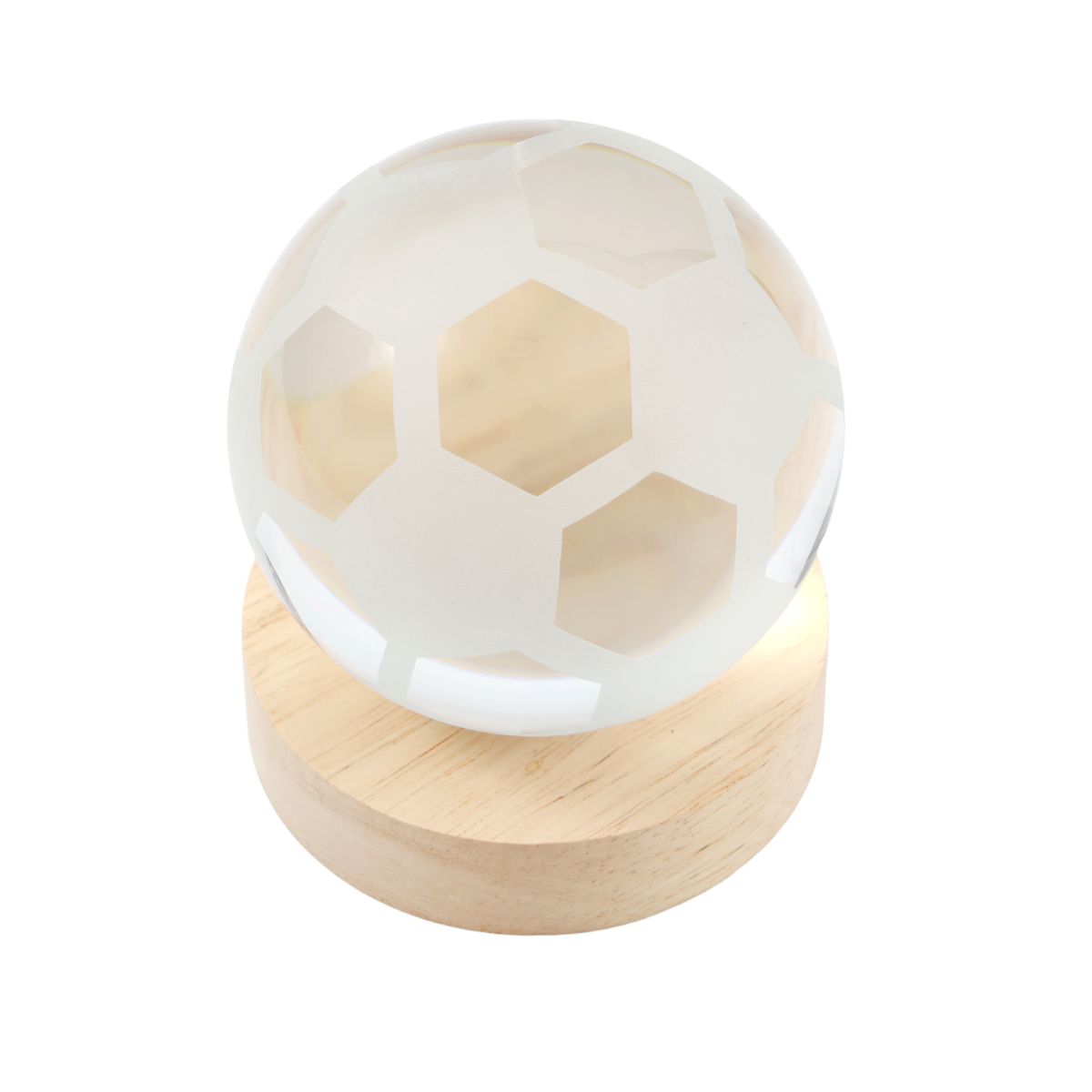 LAMPE LED Crystal Ball - Football medium 