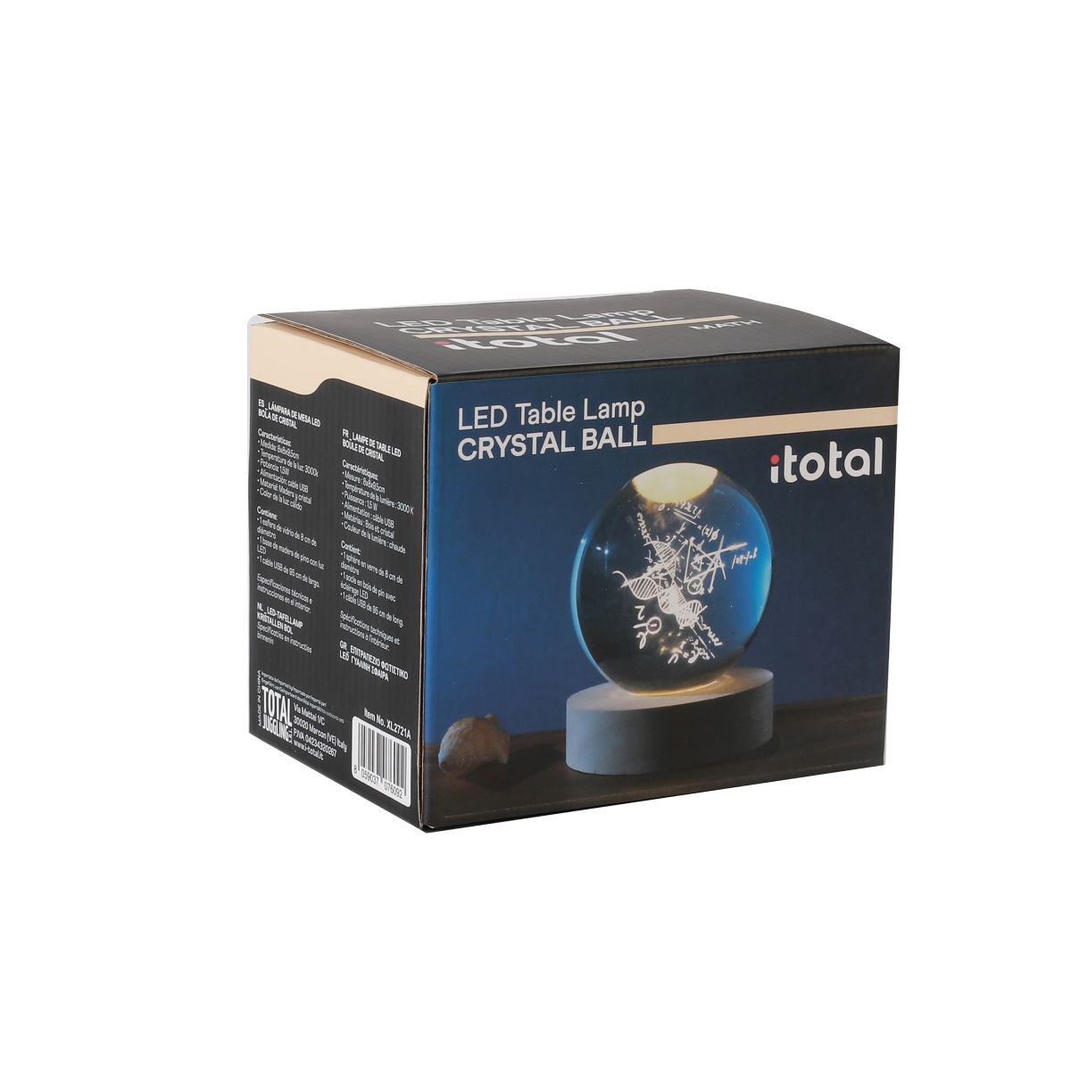 LAMPE LED Crystal Ball MATH Medium 