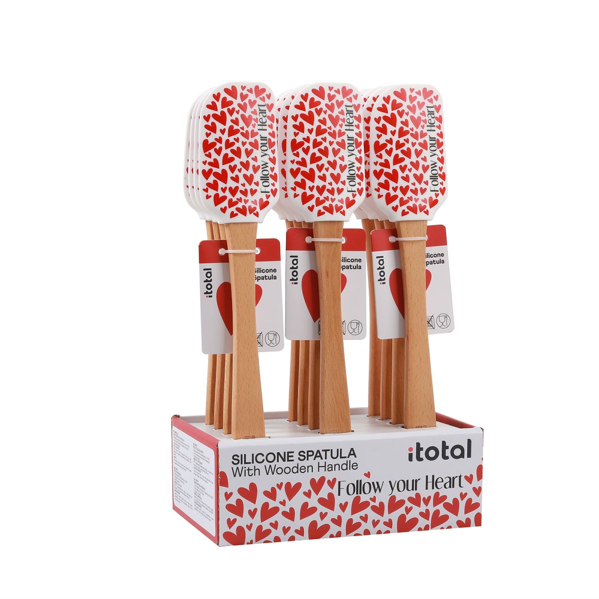 Spatules en Silicone Heart