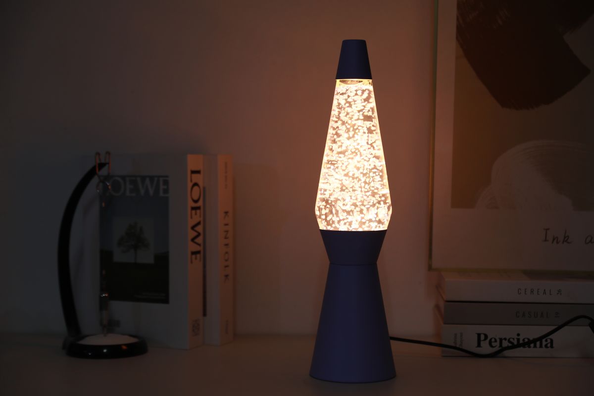 Lampe Monocolor Fusée Glitter Violet