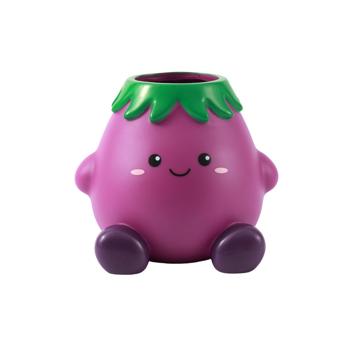 Porte-crayons 3D Ellie l'aubergine 