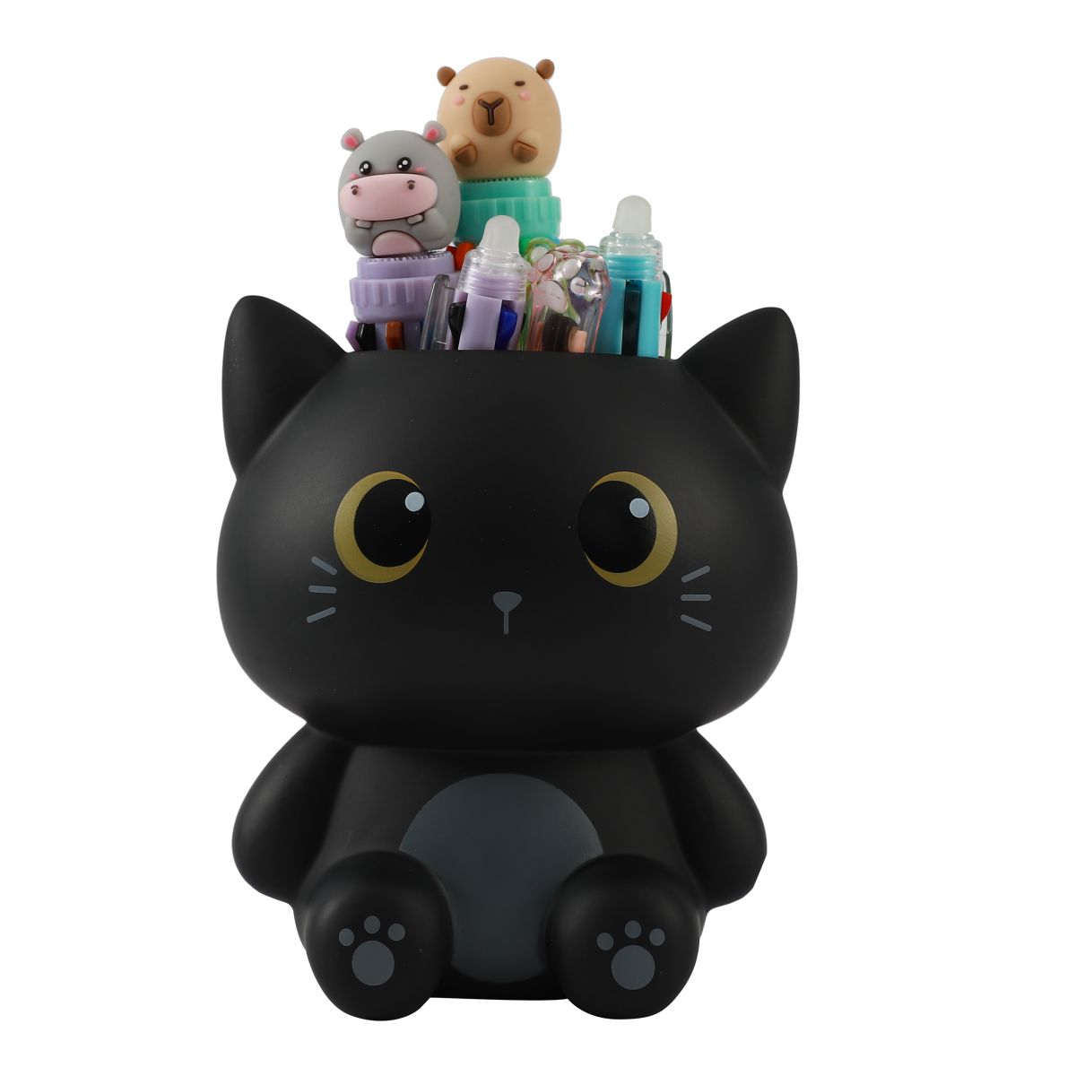 Porte-crayons 3D Chat noir 
