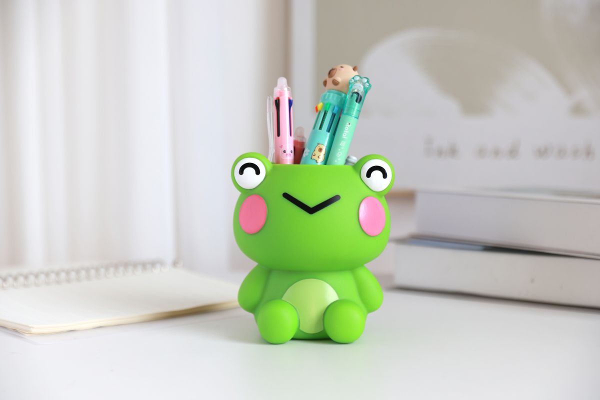 Porte-crayons 3D Grenouille 