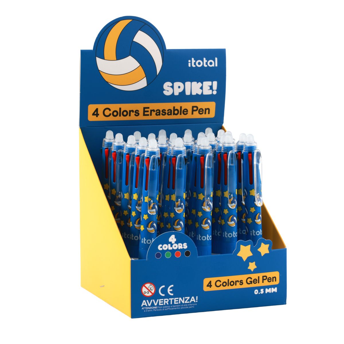 Stylos effaçables 4 en 1 Volleyball 