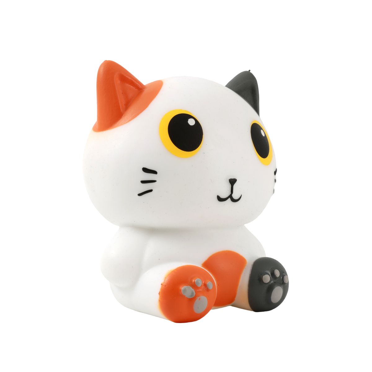 Anti-stress Chat Blanc &amp; orange