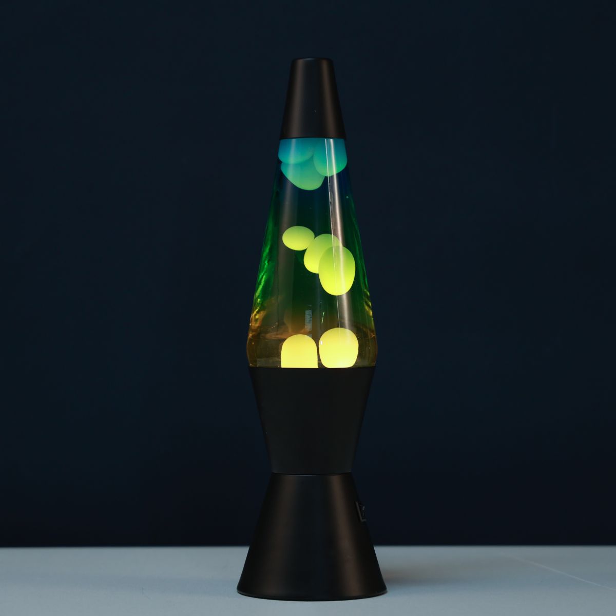 Lampe Lave Led base noire - Multicolor 
