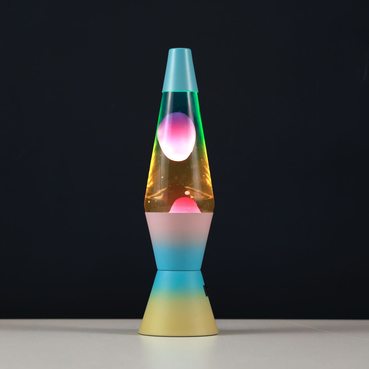 Lampe Lave Led base macaron - Multicolor 