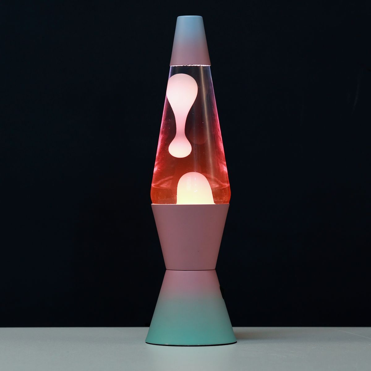 Lampe Lave Led base Rose & Vert - Multicolor 