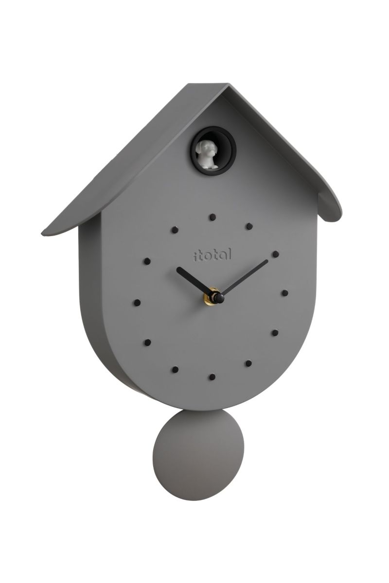 Horloge murale - Coucou gris - Chien 