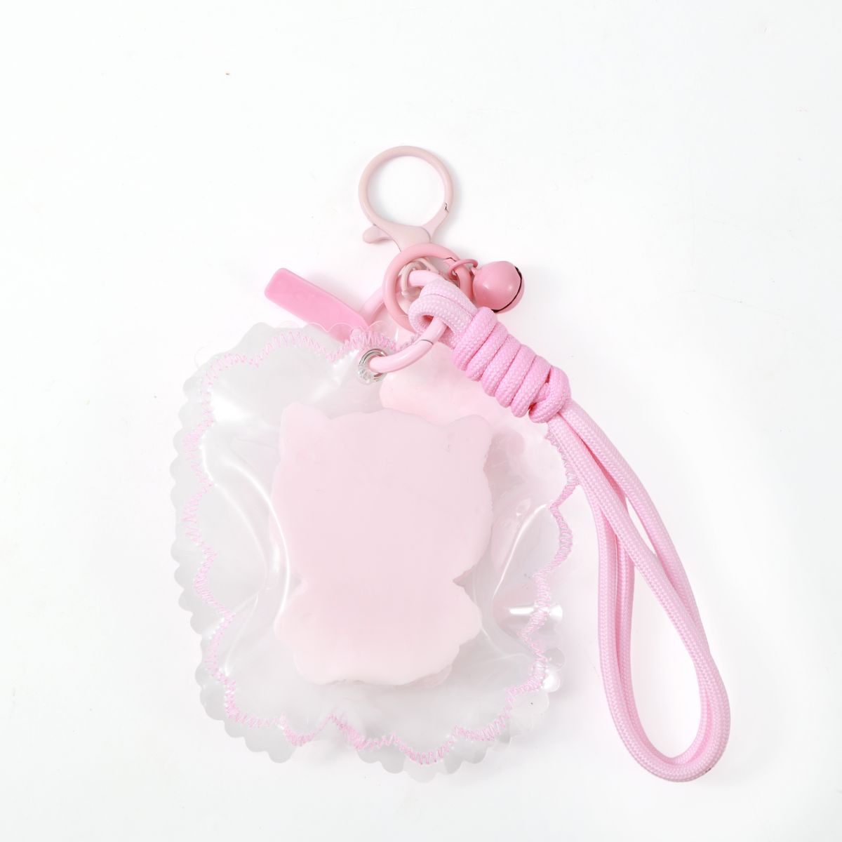 Porte-clés Jelly Pop Chat rose 