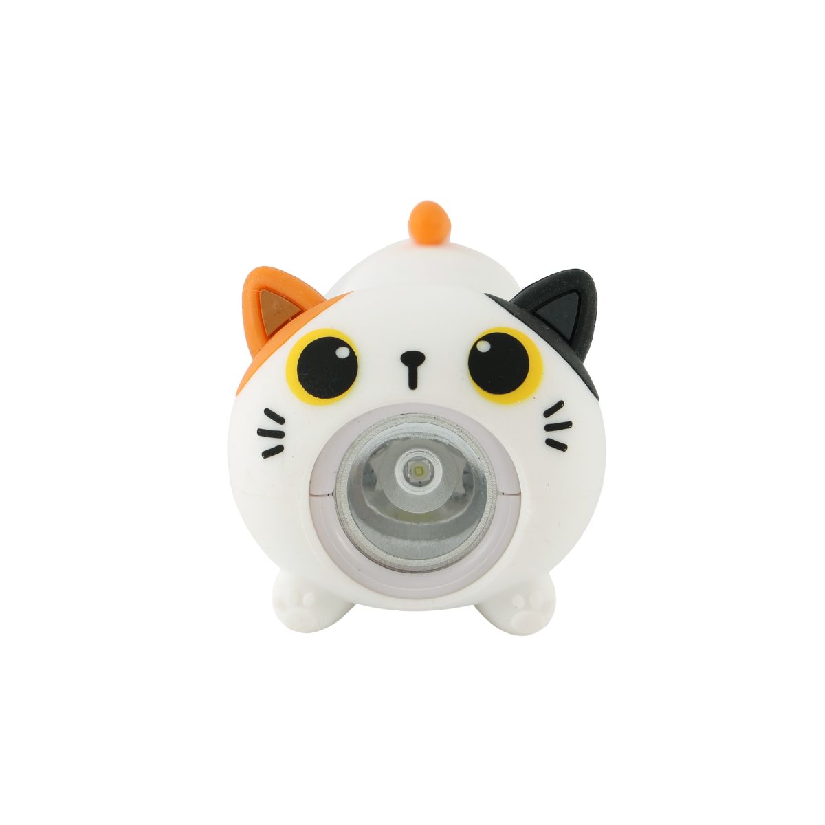 Lampe torche Flash animals Chat blanc & orange   
