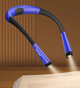 Lampe de lecture de cou Bleu