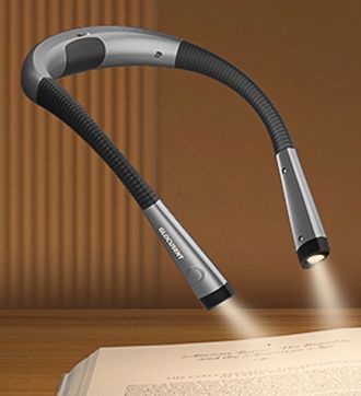 Lampe de lecture de cou Gris