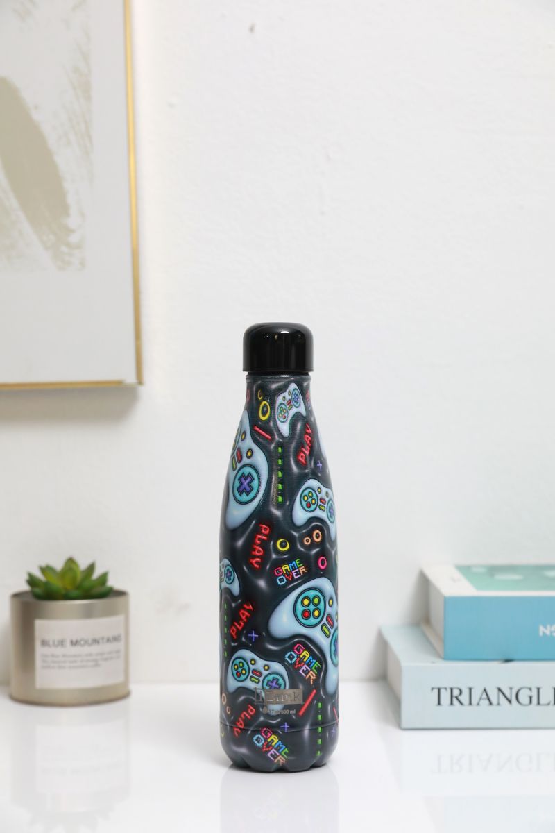 Bouteille 3D 500ml Let's Play Let's Play (game)