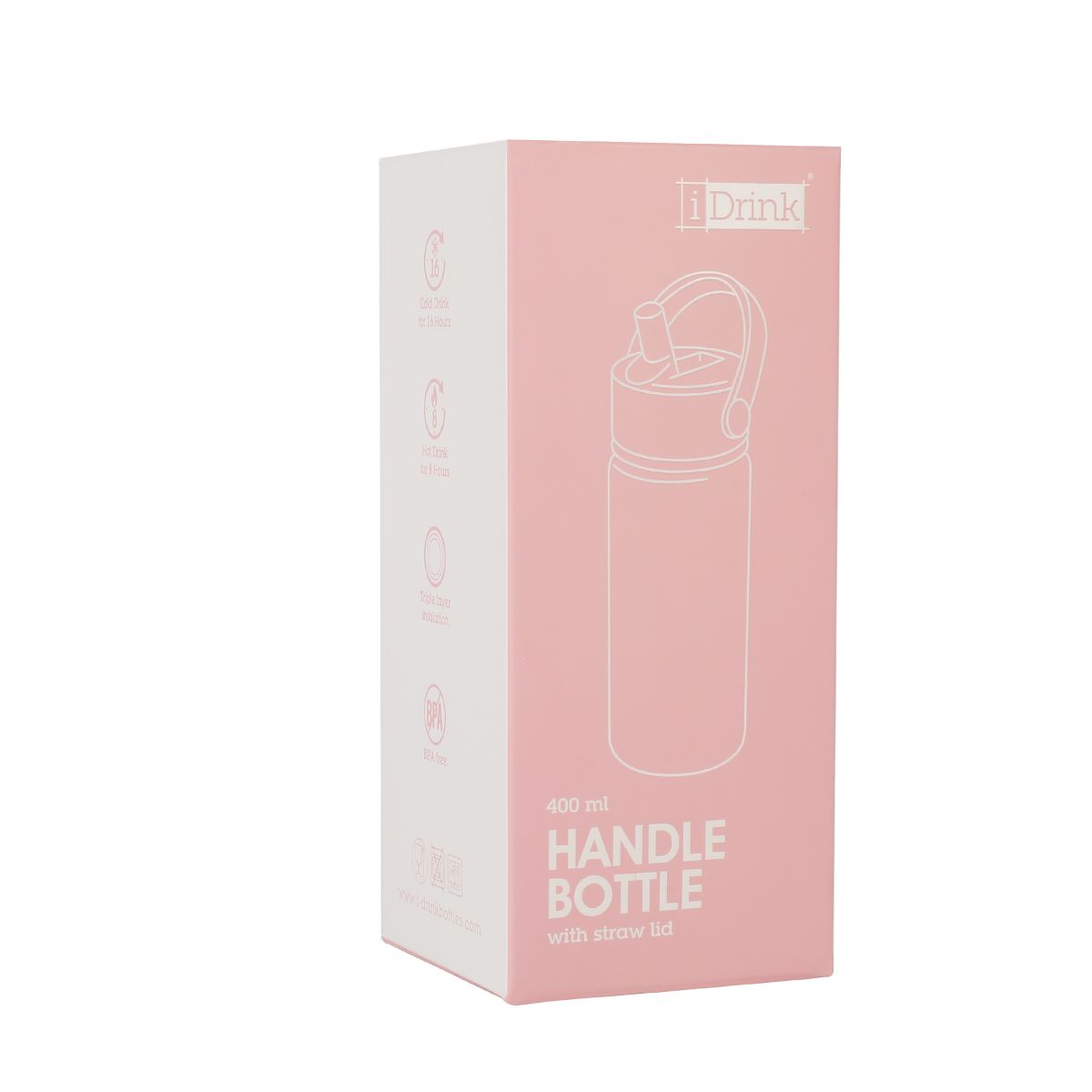 Bottle 400ml Pink