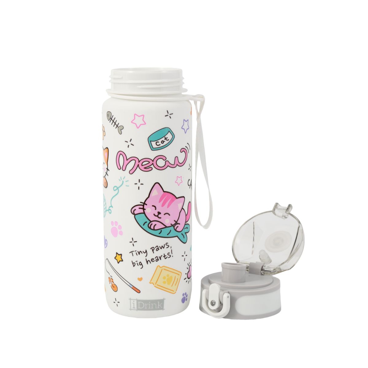 Tritan Motivational Bottle 750ml Cat