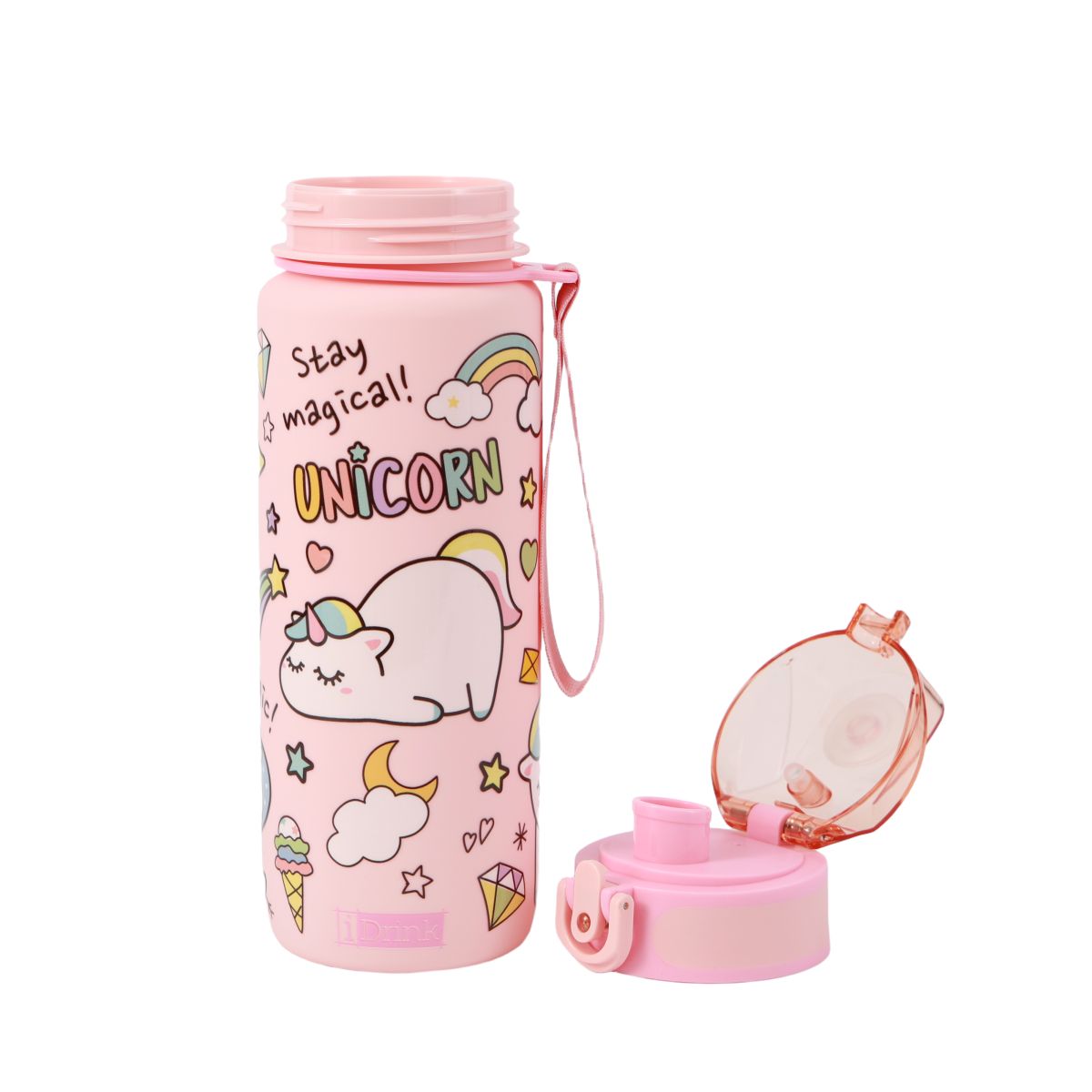 Tritan Motivational Bottle 750ml Unicorn