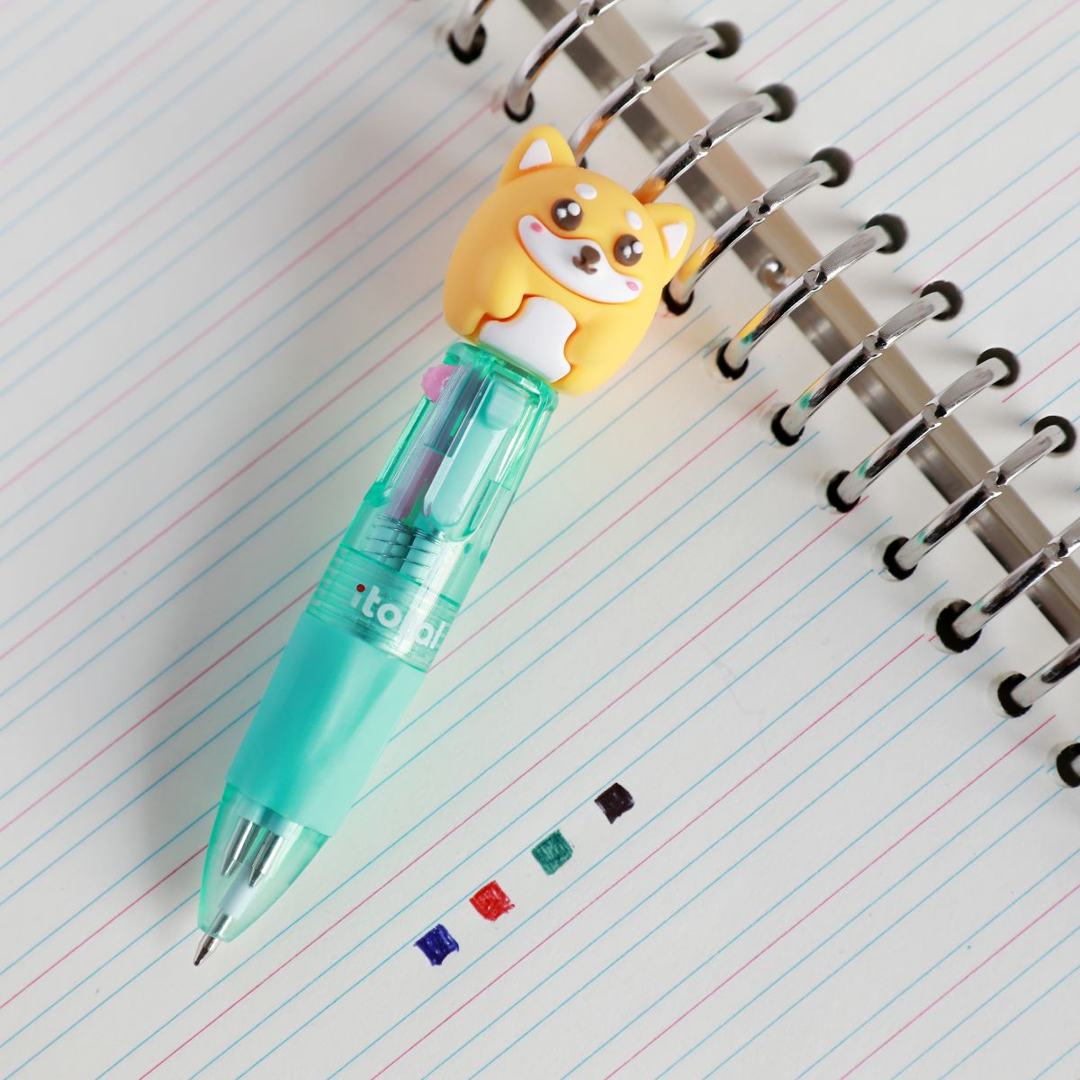 Mini Stylos 4 en 1 Shiba