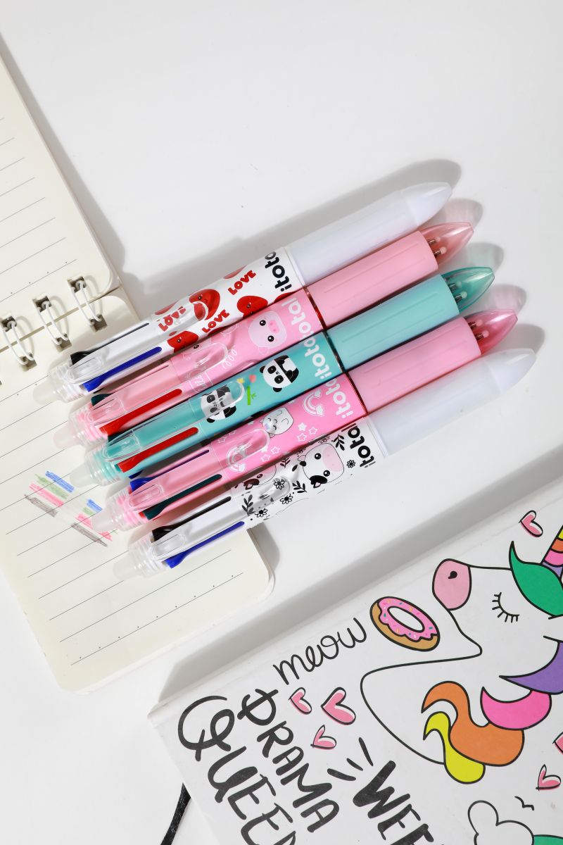 Stylos effaçables 4 en 1 Cœurs