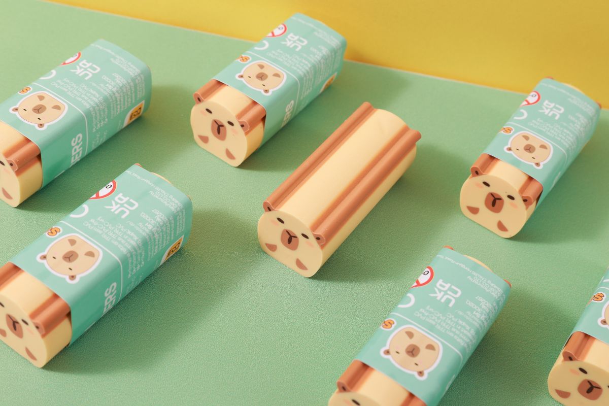 Gommes en forme de Capybara 