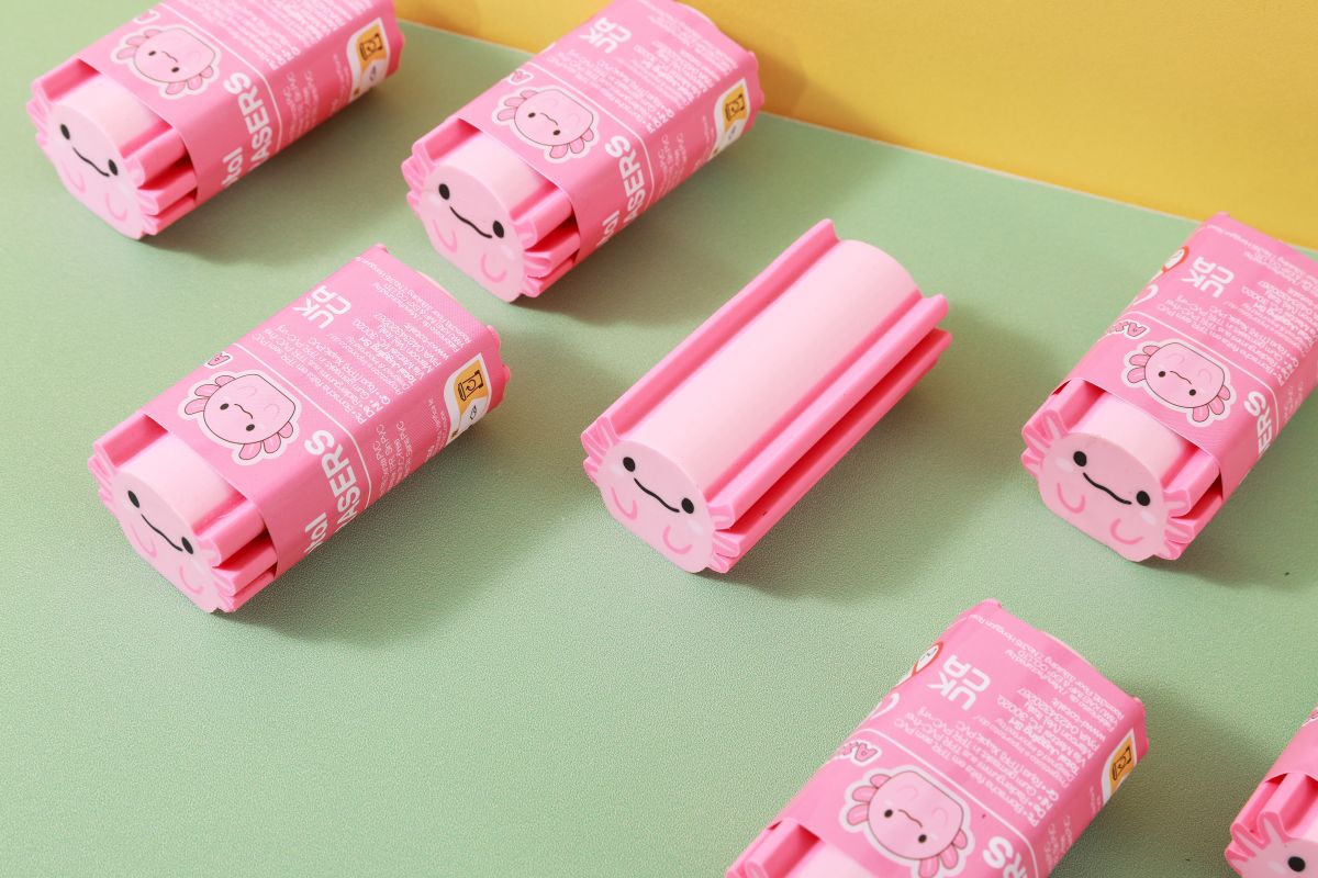 Gommes en forme de Axolutely 