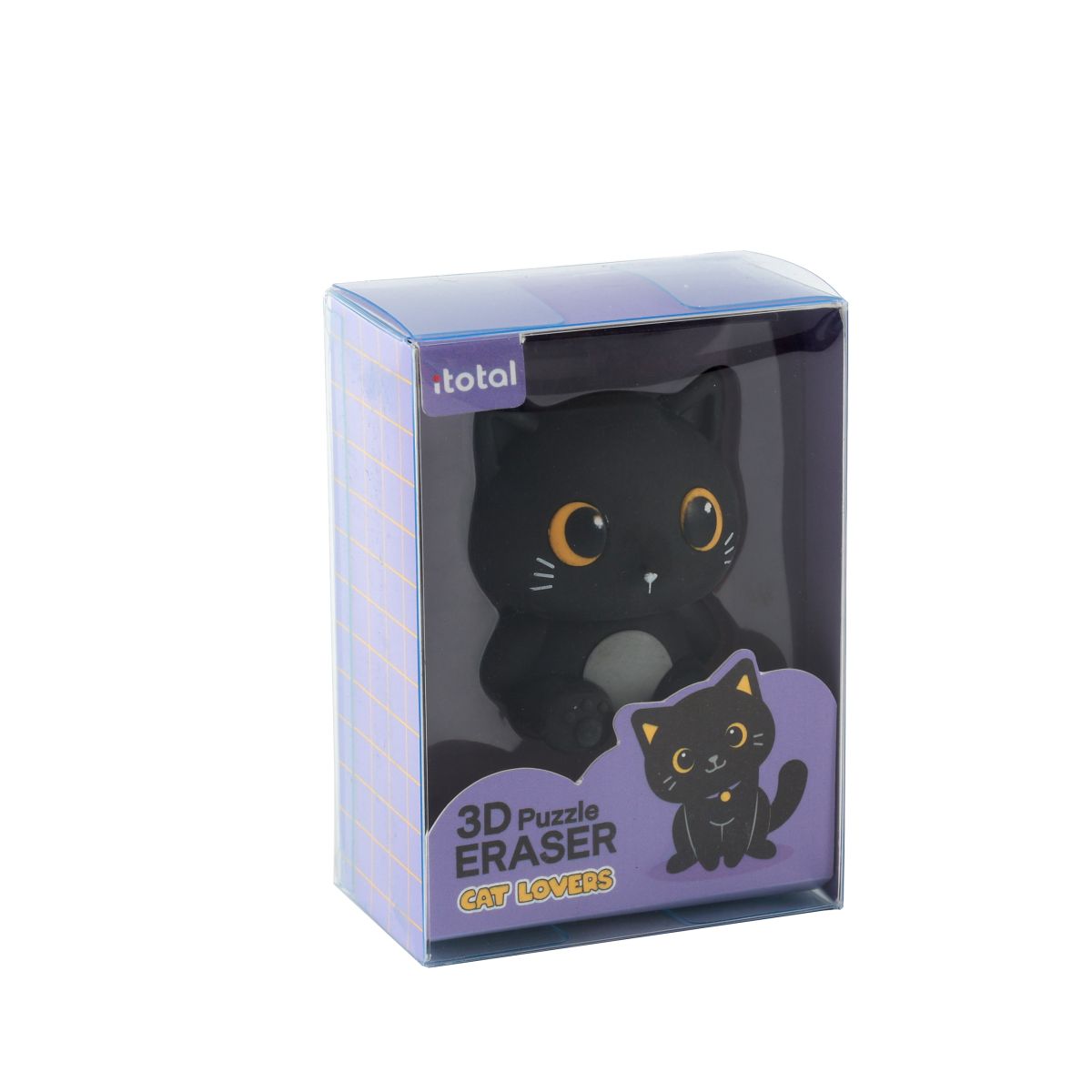 Gomme 3D Géante Chat noir  