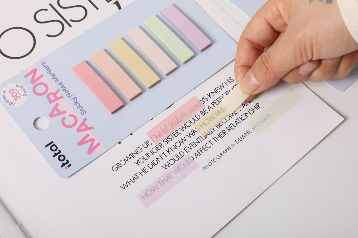 Notes autocollantes Macaron 