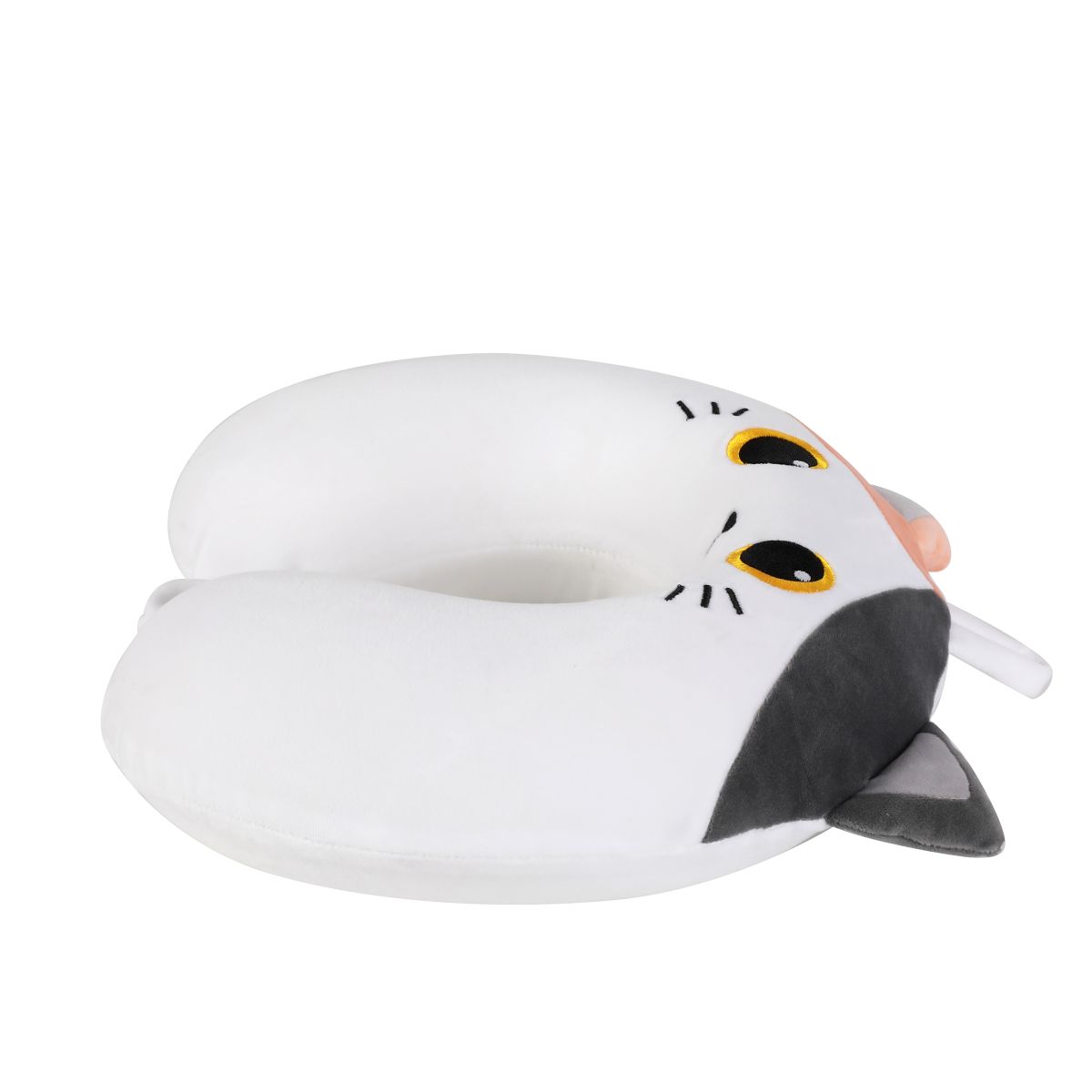 Oreiller de voyage Chat Blanc & Orange