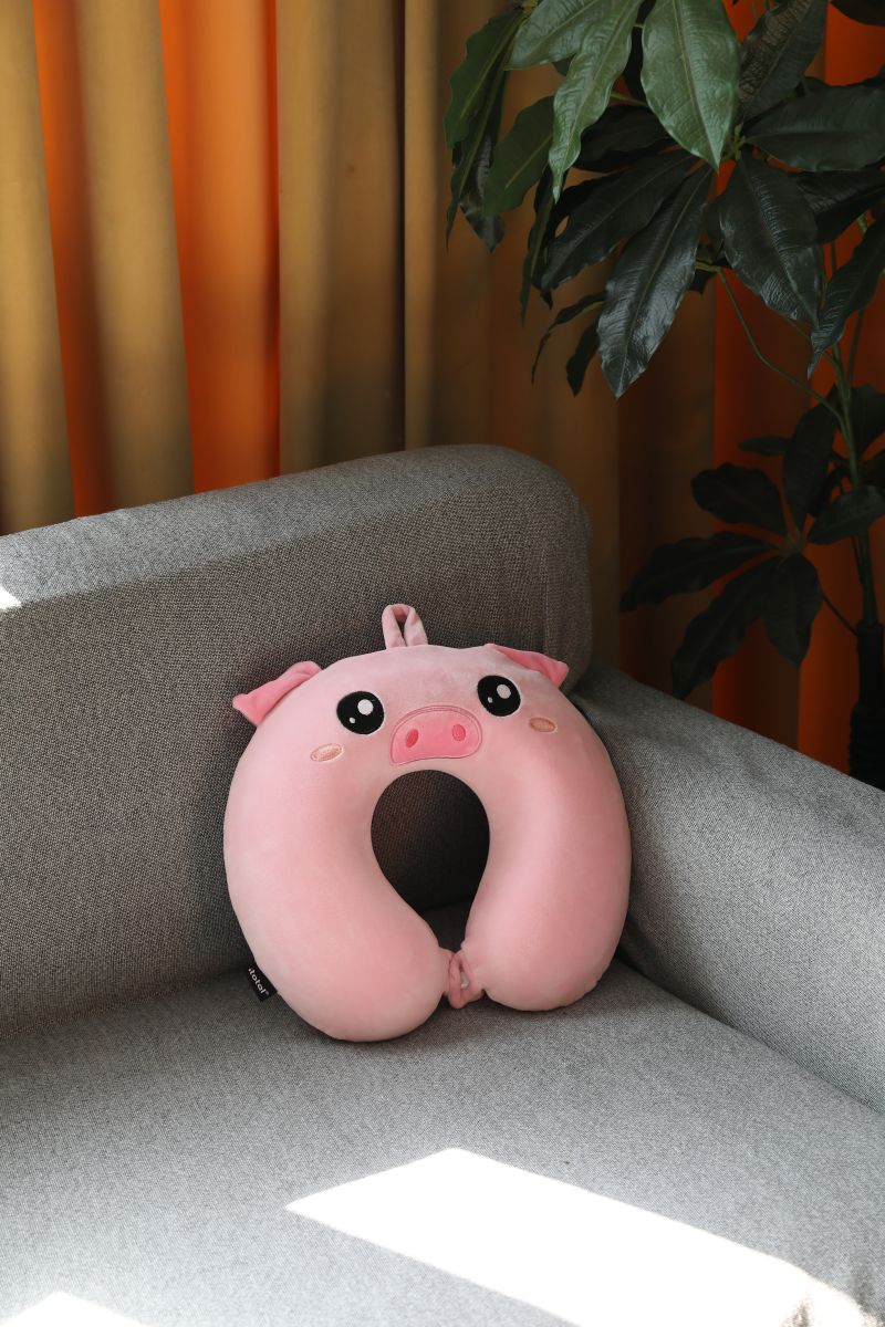 Oreiller de voyage Cochon 