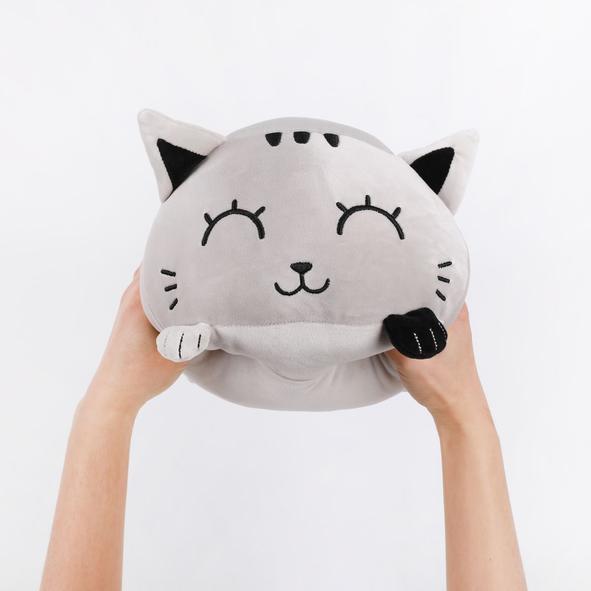 Coussin Chat Gris Medium
